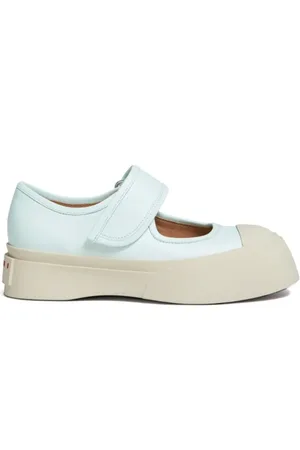 Marni Sko, Dame, Grøn, 37 EU, Læder, Mary Jane Sandaler Mint