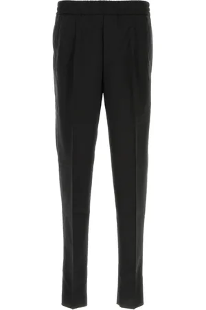 Ermenegildo Zegna Bukser, Herre, Sort, 2XL, Uld, Stilfuldt Strikketøj Kollektion