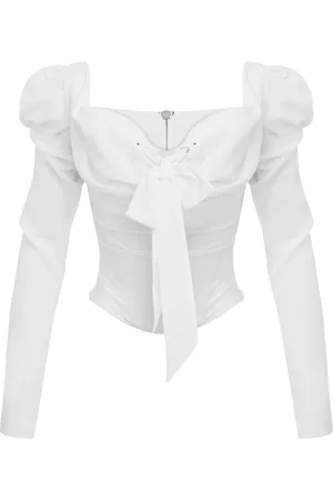 Vivienne Westwood Bluser & Skjorter, Dame, Hvid, M, Hvid Corsage Top