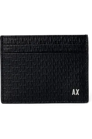 Armani Exchange Tilbehør, Herre, Sort, ONE SIZE, Læder, Sort læder herre pung forår/sommer kollektion