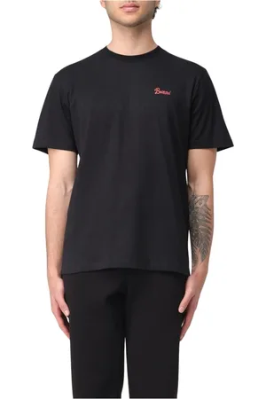 BARROW Top, Herre, Sort, S, Bomuld, Bomuld Logo Print T-shirt