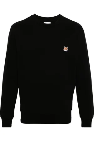 Maison Kitsuné Sweathshirts & Hoodies, Herre, Sort, M, Uld, Sweatshirts