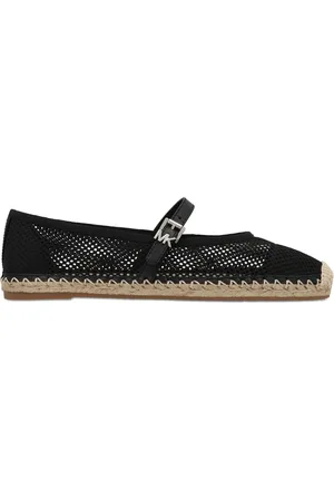 Michael Kors Sko, Dame, Sort, 39 EU, Polyester, Justerbare Espadrilles med Flettede Cord Ydersål