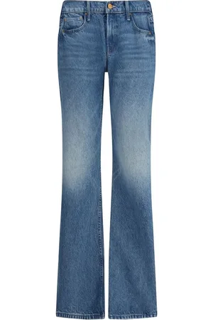 Mother Jeans, Dame, Blå, W34, Denim, Flare Denim Jeans
