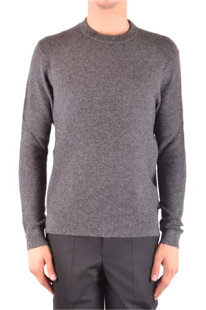 Michael Kors Strik, Herre, Grå, S, Uld, Stilfulde Sweaters til Mænd og Kvinder