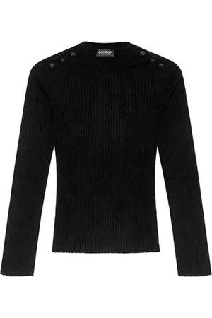Dondup Strik, Dame, Sort, M, Uld, Stilfulde Sweaters til enhver lejlighed