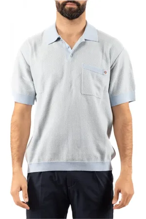 Dickies Top, Herre, Blå, S, Uld, Stilfuld Striktop
