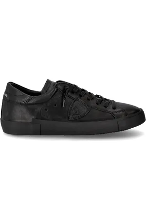 Philippe model Sko, Herre, Sort, 41 EU, Bomuld, Sneakers Prsx Tennis