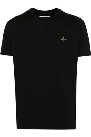 Vivienne Westwood Top, Herre, Sort, S, Bomuld, Klassisk Multicolor Orb T-shirts og Polos