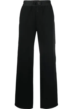 Y-3 Bukser, Dame, Sort, XL, Polyester, Wide Bukser