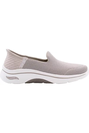 Skechers Sko, Dame, Grå, 40 EU, Uld, Stilfulde Casual Loafers til Kvinder