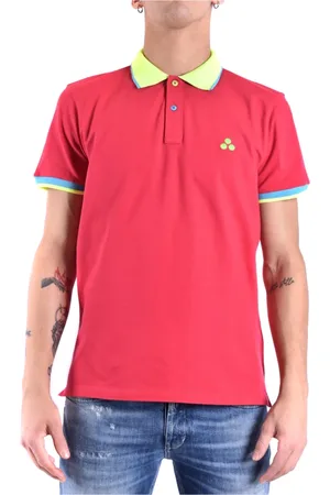 Peuterey Top, Herre, Lyserød, S, Klassisk Polo Skjorte til Mænd