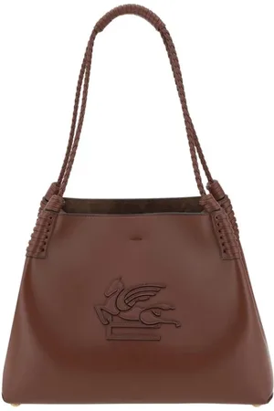 Etro Taske, Dame, Brun, ONE SIZE, Læder, Libra Læder Tote Taske