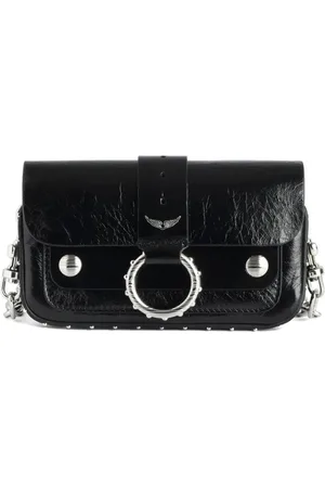 Zadig & Voltaire Taske, Dame, Sort, ONE SIZE, Sort Kate Taske med Sølv Nitter