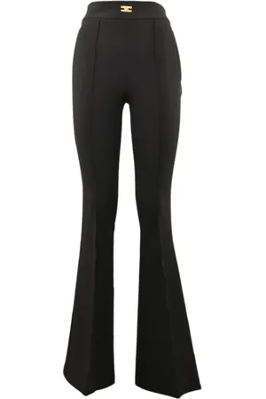 Elisabetta Franchi Bukser, Dame, Sort, S, Viddebenede Bukser