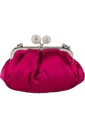Max Mara Taske, Dame, Lyserød, ONE SIZE, Uld, Stilfuld taske