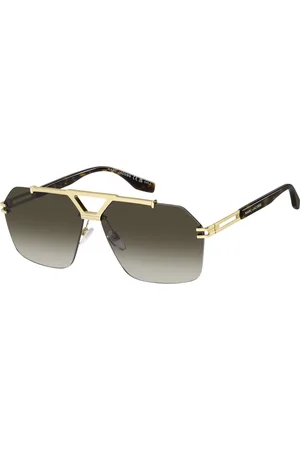 Marc Jacobs Tilbehør, Herre, Gul, 63 MM, Uld, Stilfulde solbriller med farverige linser