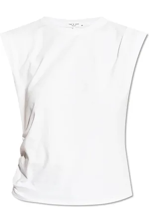 RAG&BONE Top, Dame, Hvid, S, Bomuld, Ærmeløs T-shirt