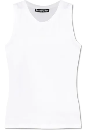 Acne Studios Top, Dame, Hvid, XL, Bomuld, Hvid T-shirt & Polo Bluse