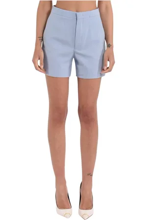 TAGLIATORE Shorts, Dame, Blå, S, viskose bermuda