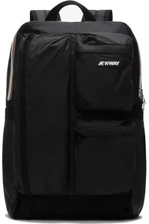 K-Way Taske, unisex, Sort, ONE SIZE, Nylon, Letvægts Ambert Rygsæk til Udendørs Eventyr