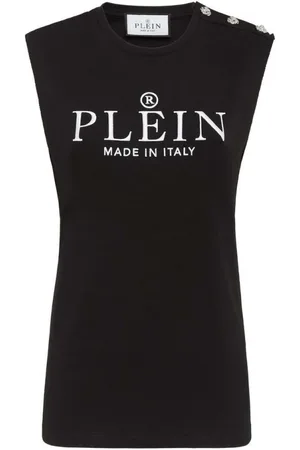 Philipp Plein Top, Dame, Sort, XS, Uld, Stilfulde Toppe til Kvinder