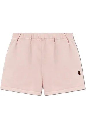A Bathing Ape Shorts, Dame, Lyserød, S, Bomuld, Logo shorts