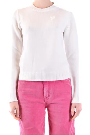 Dondup Strik, Dame, Hvid, M, Uld, Stilfulde Sweaters til enhver lejlighed