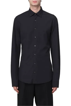 Michael Kors Skjorte, Herre, Sort, 5XL, Polyester, Slim Performance Stretch Skjorte