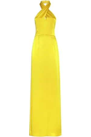 MVP Wardrobe Kjole, Dame, Gul, 2XS, Polyester, Marylin Dress