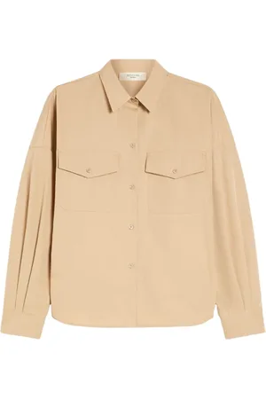 Max Mara Bluser & Skjorter, Dame, , XS, Bomuld, Bomuldsskjorte med Stilfuldt Snit