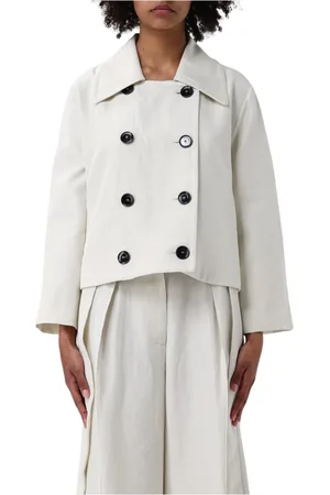 LIVIANA CONTI Jakke, Dame, Hvid, M, Elegant Jakker Kollektion