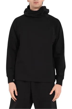 C.P. Company Sweathshirts & Hoodies, Herre, Sort, XL, Bomuld, Justerbar Pertex Hættetrøje