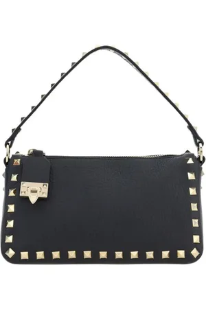VALENTINO GARAVANI Taske, Dame, Sort, ONE SIZE, Uld, Rockstud Skuldertaske