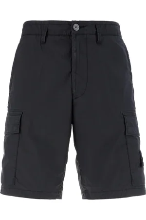 Stone Island Shorts, Herre, Blå, W31, Bermuda Sko til Mænd og Kvinder