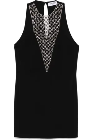 The Attico Kjole, Dame, Sort, XS, Sort Mini Kjole Elegant Stil
