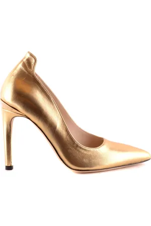 Pinko Sko, Dame, Gul, 36 EU, Uld, Elegante High Heels Sko til Kvinder