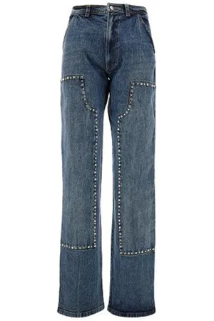 Des Phemmes Jeans, Dame, Blå, 2XS, Denim, Klassiske Denim Jeans til hverdagsbrug