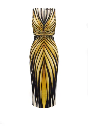Roberto Cavalli Kjole, Dame, Flerfarvet, XS, Uld, Stilfulde Kjoler til enhver lejlighed