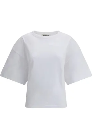 DARKPARK Top, Dame, Hvid, S, Bomuld, Draped Doyle T-shirt
