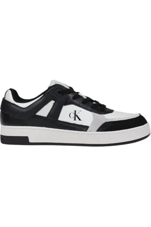 Calvin Klein Sko, Herre, Flerfarvet, 40 EU, Læder, Moderne Lædersneakers til Mænd