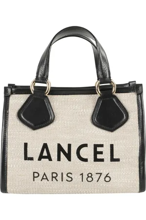 LANCEL Taske, Dame, , ONE SIZE, Uld, Tote Taske med Lærdetaljer