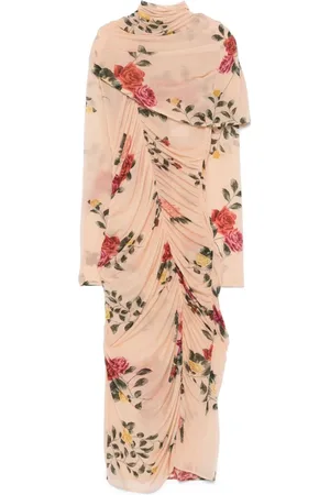 MAGDA BUTRYM Kjole, Dame, Flerfarvet, XS, Uld, Beige Kjole