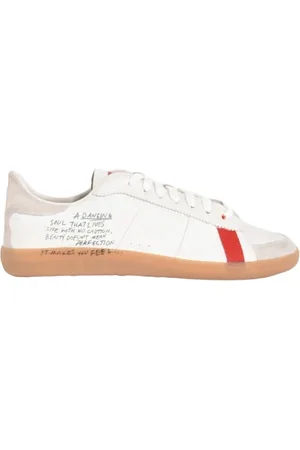 Patrizia Pepe Sko, Dame, Hvid, 37 EU, Læder, Læder Sneakers med Ruskind Detaljer