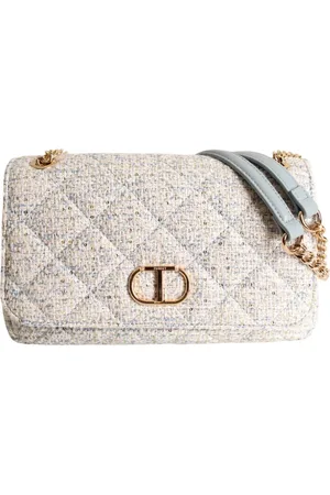 Twin-Set Taske, Dame, , ONE SIZE, Uld, Stilfuld Crossbody Taske East