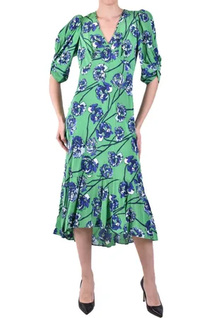 Diane von Furstenberg Kjole, Dame, Flerfarvet, XS, Uld, Stilfulde Kjoler til enhver lejlighed