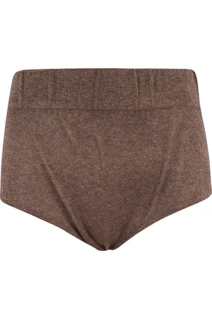 FEDERICA TOSI Shorts, Dame, Brun, S, Polyester, Bronze Stretch Culottes Flexage