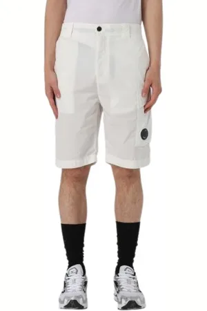 C.P. Company Shorts, Herre, Hvid, L, Hvide Shorts til Mænd