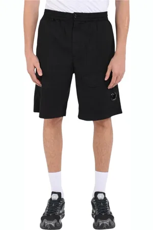 C.P. Company Shorts, Herre, Sort, XL, Nylon, Nylon Cargo Shorts med Goggle Detalje