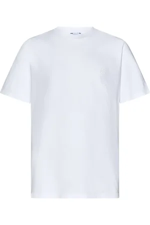Jacob Cohen Top, Herre, Hvid, XL, Bomuld, Hvid Crew Neck T-Shirt Ss25